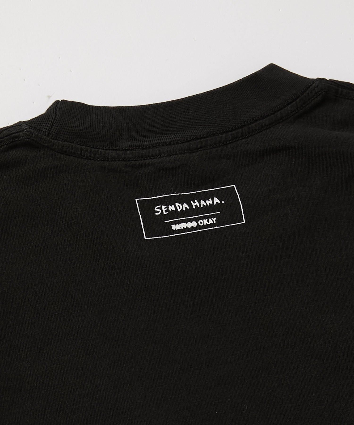 tシャツ 「TATOO OKAY」ロングスリーブ 刺繍Tシャツ レディース メンズ TATTOO OKAY】ロングスリーブ 刺繍Tシャツ - REBIRTH PROJECT