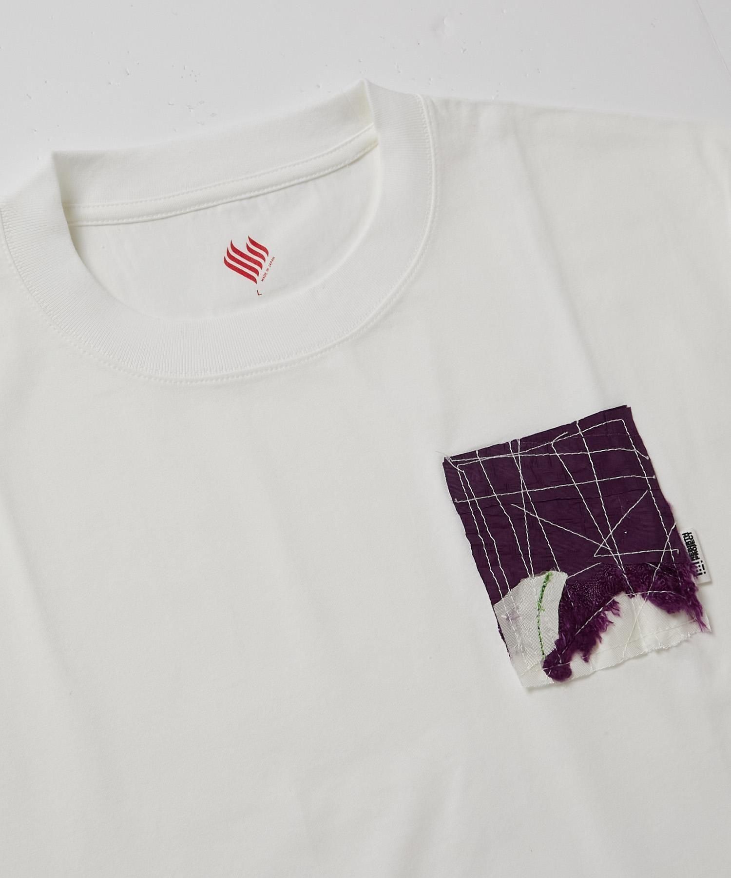 <img class='new_mark_img1' src='https://img.shop-pro.jp/img/new/icons15.gif' style='border:none;display:inline;margin:0px;padding:0px;width:auto;' />REBIRTH PROJECTAIRBACK Handmade Patchwork TeeWHT/L-3