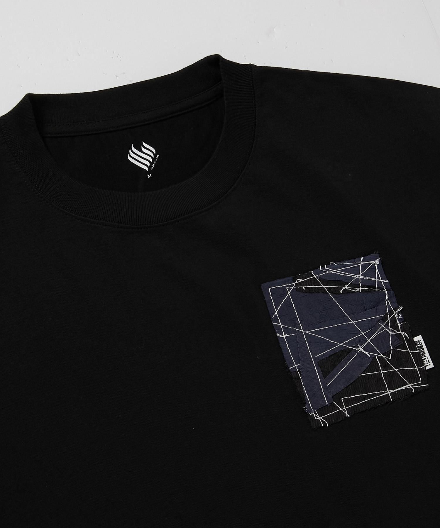 <img class='new_mark_img1' src='https://img.shop-pro.jp/img/new/icons15.gif' style='border:none;display:inline;margin:0px;padding:0px;width:auto;' />REBIRTH PROJECTAIRBACK Handmade Patchwork TeeBLK/M-3