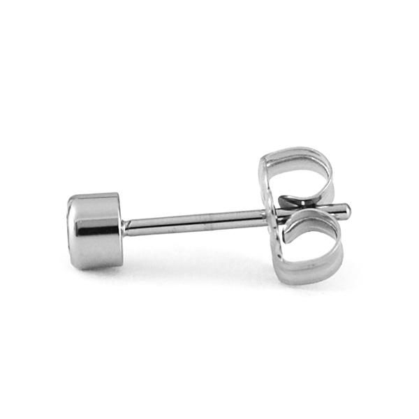 チタンピアス　天然ブラウンダイヤ　合計約0.2ct　TTLB SI1 EX H＆C - チタンアクセサリー専門店 HIBINOI