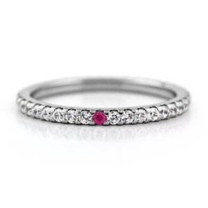 チタンフルエタニティリング 1.3mm幅 天然ダイヤモンド 婚約指輪 結婚指輪