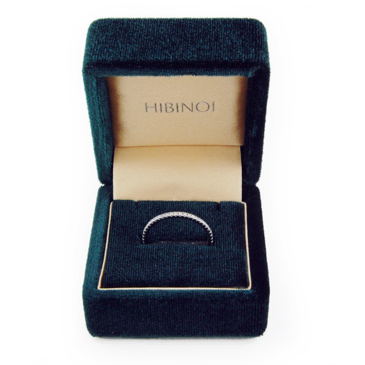 チタンフルエタニティリング　1.3mm幅　天然ダイヤモンド　婚約指輪　結婚指輪