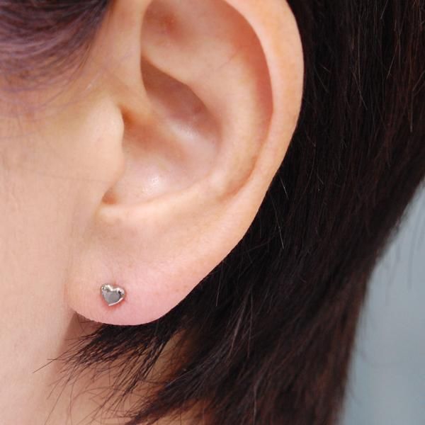 お急ぎ対応商品|チタンピアス ハートモチーフ 1.2mm(16G)軸太 お急ぎ対応商品|チタンピアス ハートモチーフ 1.2mm(16G)軸太
