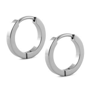 20-60代からのファッション通販  チタンピアス チタン - 天然ダイヤモンド ハーフフープ アクセサリー