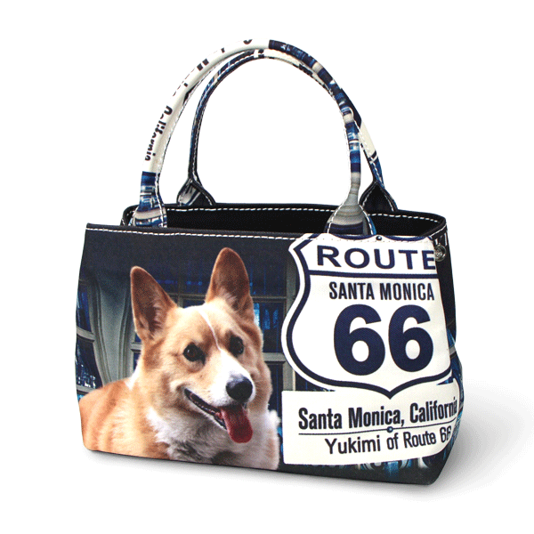 【KB トート S 両面プリント】 うちの子,愛犬,ペットの 写真で作る 帆布 手提げバッグ