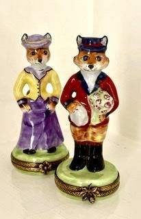 【ビンテージ】うさぎドレッサーのリモージュボックス ビンテージ】うさぎドレッサーのリモージュボックス - メルカリ