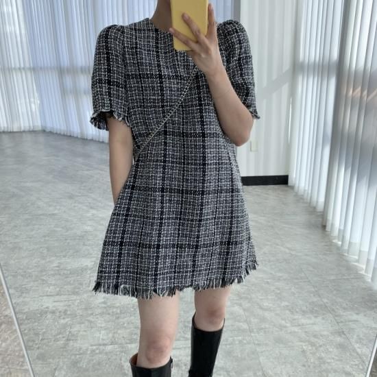 POSTELEGANT/Silk Double Crape PullOver【セントジョン】半袖