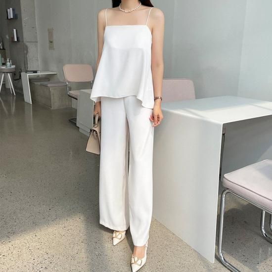 カジュアルセットアップ S~2XL トップス キャミ パンツ 3点 楽天市場】2B25 セットアップ レディース 春 夏 キャミソール