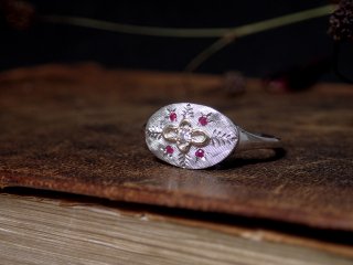 スモールステージ フラワー リング　（SmallStage Diamond Flower Ring)
