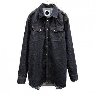 <img class='new_mark_img1' src='https://img.shop-pro.jp/img/new/icons1.gif' style='border:none;display:inline;margin:0px;padding:0px;width:auto;' />MOON AGE DEVILMENTO/W LOOSE DENIM SHIRTmsh-0070