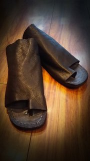 【Portaille】Thong sandals（BLACK）