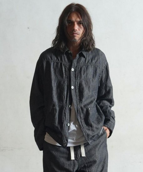 EGO TRIPPING】1880S LINEN DENIMJACKET デニムジャケット(616001