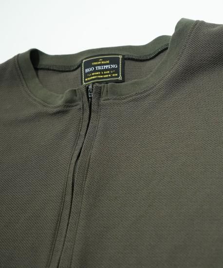 EGO TRIPPING】 HONEYCOMB ZIP-TEE 2colors - NOID EGO TRIPPING】 HONEYCOMB ZIP-TEE 2colors - NOID
