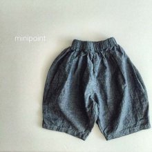 Loose pants<br>ゆったりパンツ<br>Blue/Navy blue<br>『minipoint』 <br>16SS