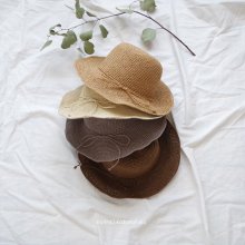 ラフィアハット/Raffia hat<br>Natural/Brown/Beige/Gray<br>『nijiiro select』<br>17SS