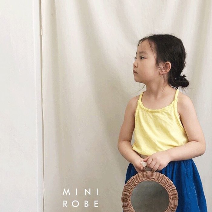 韓国子供服 虹色子ども服 No Sleeve T | MINI ROBE Import Kidswear