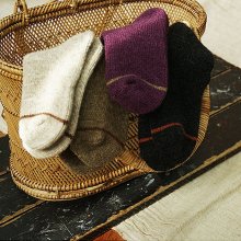 SCON Line Lambs wool Socks<br>4 color<br>18FW
