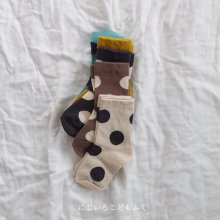 Dot socks set<br>5 color 1 set<br>『 Doremi 』<br>【Restock】