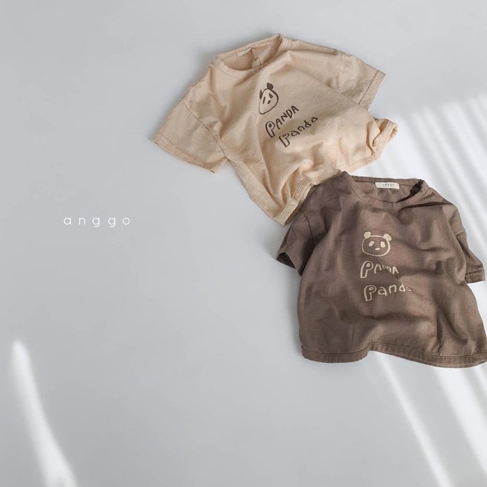 韓国子供服 にじいろこどもふく Panda T | 20SS anggo Import Kidswear