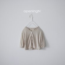 ringring cardigan<br>beige<br>『opening N』<br>20SS <br>定価<s>2,900円</s><br>L