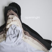 waffle hoodie <br>5 color<br>『opening N』<br>20FW