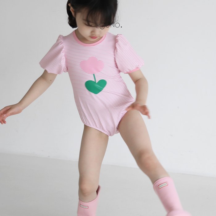 韓国子供服 にじいろこどもふく guno girl swimsuit set | 21SS guno