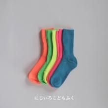 韓国子供服 虹色 Nijiiro Others Socks 靴下 男の子 女の子 人気 フォーマル Dimple Moment ディンプルモーメント