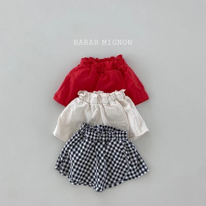 韓国子供服 にじいろこどもふく flared skirt pants | 21SS babar 