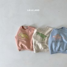 Dinosaur sweatshirt<br>3 color<br>『lala land』<br>21FW<br>定価<s>2,600円</s>