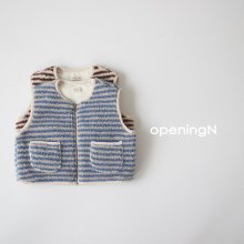 stripe vest<br>2 color<br>OpeningN<br>21FW