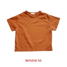 Daily short sleeve T<br>Brown<br>『boneoune』<br>22SS