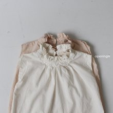 Frill neck blouse<br>2 color<br>『OpeningN』<br>22SS<br>定価<s>2,800円</s>