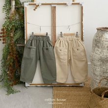 pocket wide pants<br>2 color<br>『cotton house』<br>22AW
