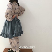 ruffled skirt<br>2 color<br>『minibonbon』<br>22AW<br>L/XL