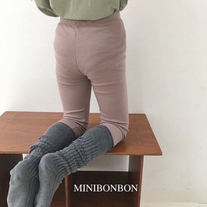 韓国子供服 にじいろこどもふく embroidery leggings | 22AW