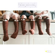 Raccoon knee socks<br>Gray/Brown<br>minidressing<img class='new_mark_img2' src='https://img.shop-pro.jp/img/new/icons57.gif' style='border:none;display:inline;margin:0px;padding:0px;width:auto;' />