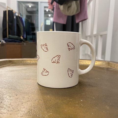shirokuma / shirokuma Logo Mug Cup - brown