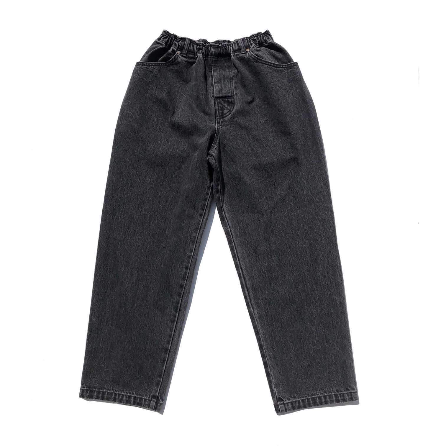 COMFORTABLE REASON / Rodeo Color Slacks - black - CONTE-NU