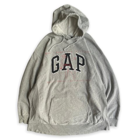 Don't Sweat The Technique / 90s GAP Athletic Gray Hoodie Sweat The Technique
