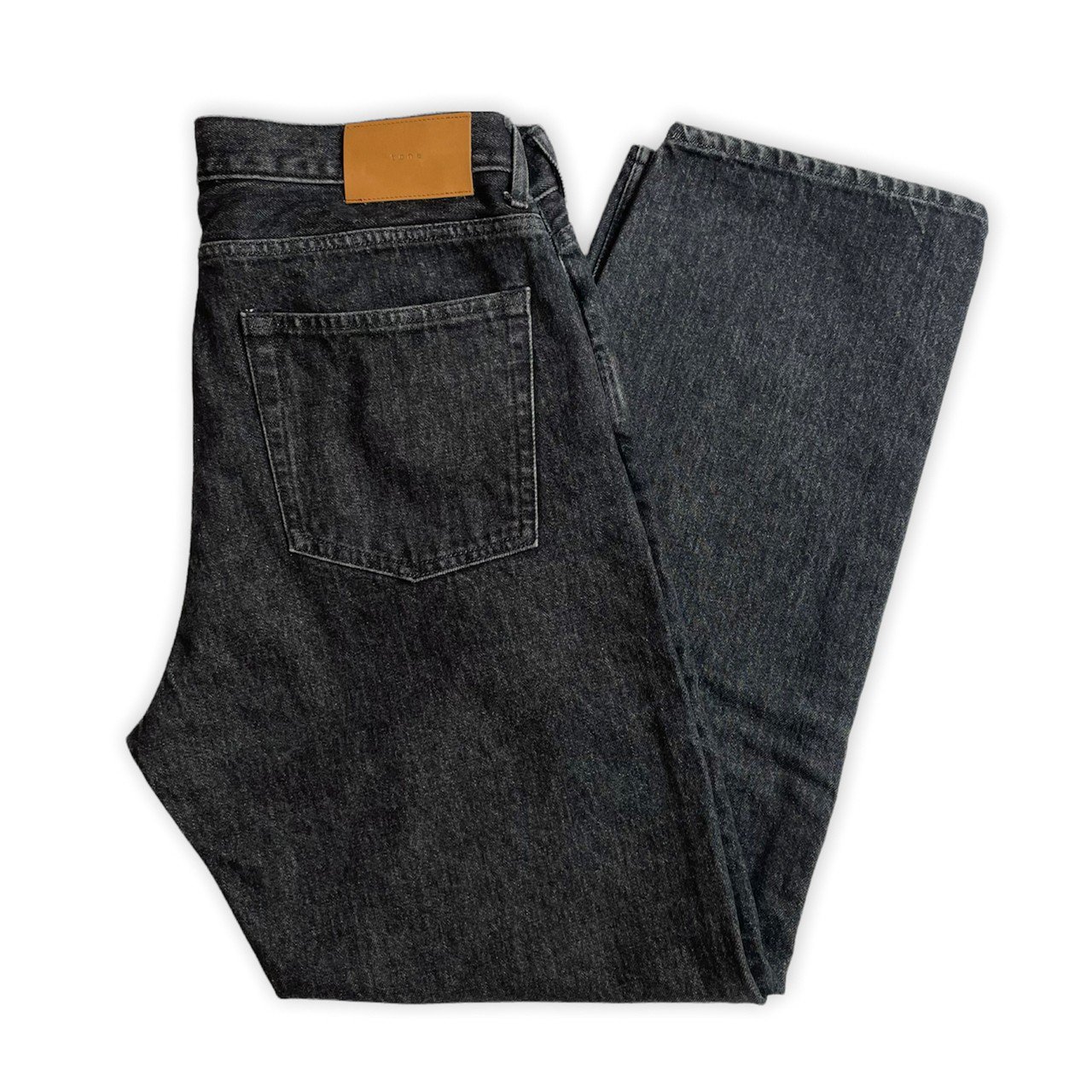 tone / 5 POCKET STRAIGHT DENIM - black - CONTE-NU