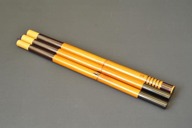稲荷町東作 金ラベルA級 江戸和竿 手バネ 中通し竿 茶金研塗352cm 4本継 稲荷町東作 金ラベルA級 江戸和竿 手バネ 中通し竿 茶金研塗