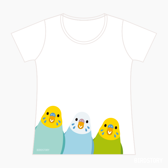 Tシャツ（SMILE BIRD  / セキセイインコ） 商品の様子
