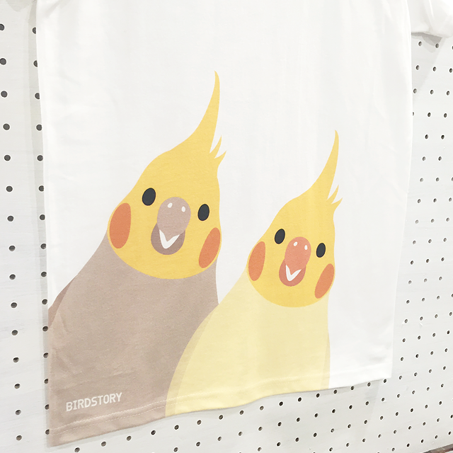 Tシャツ（SMILE BIRD  / オカメインコ） 商品の様子