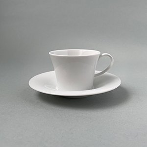 Enzo Mari / Coffee cup & saucer / KPM Royal Berlin