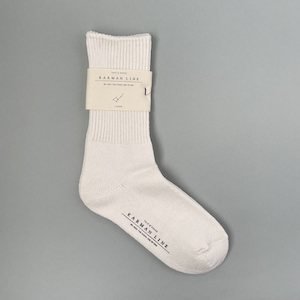 NORMA / Socks / Off white / 23-25cm / KARMAN LINE