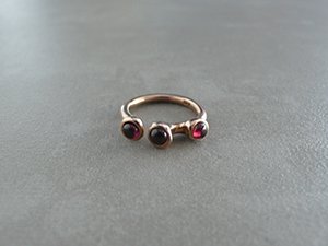 AP-PISTILLINI-12 / Bronze, Garnet