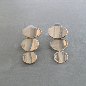 O-OVALINI-03 / Earrings / Bronze