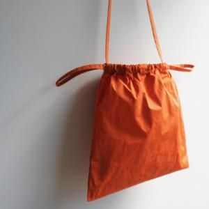 DRAWSTRING BAG WITH STRAP SS / Orange  / formuniform