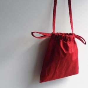 DRAWSTRING BAG WITH STRAP XS / Red / formuniform