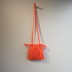 DRAWSTRING BAG WITH STRAP XS / Neon Orange / formuniform